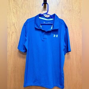 Under Armour Boy’s Blue Performance Polo